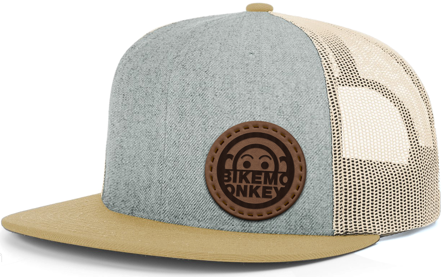 Bike Monkey Flat Bill Trucker Hat