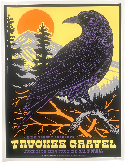 Truckee Gravel Raven Poster