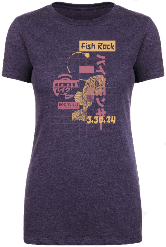 Fish Rock Don't Anger The Angler T-shirt - Women's