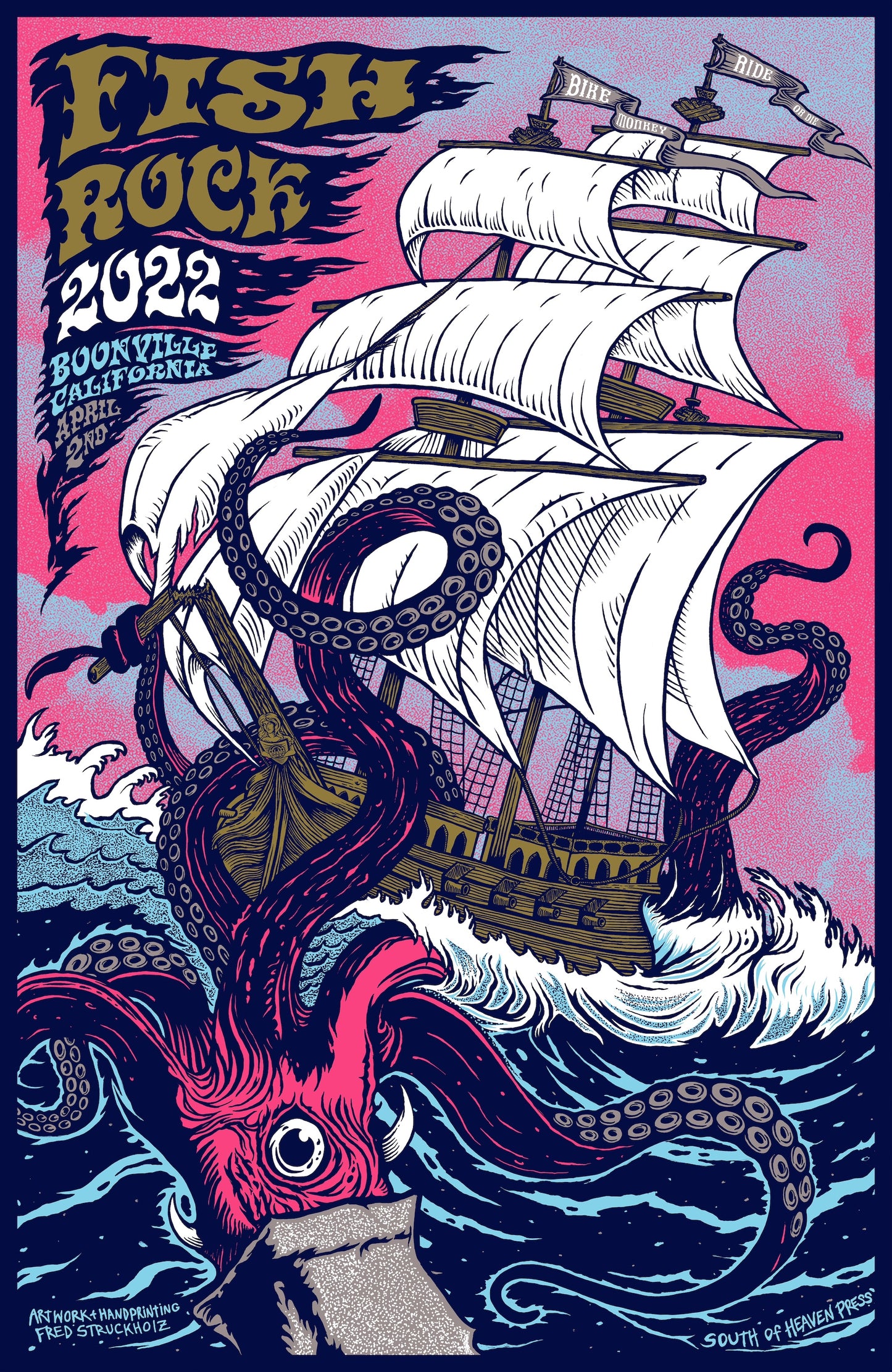 2022 Fish Rock Limited Edition Commemorative Poster