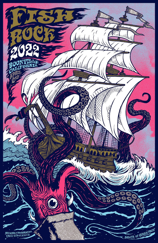 2022 Fish Rock Limited Edition Commemorative Poster