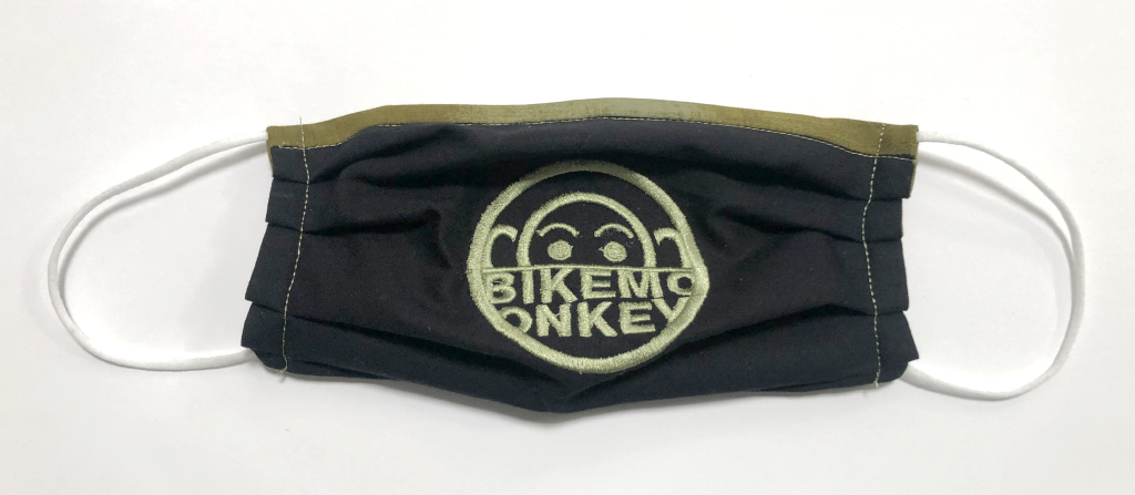 Bike Monkey Embroidered Masks