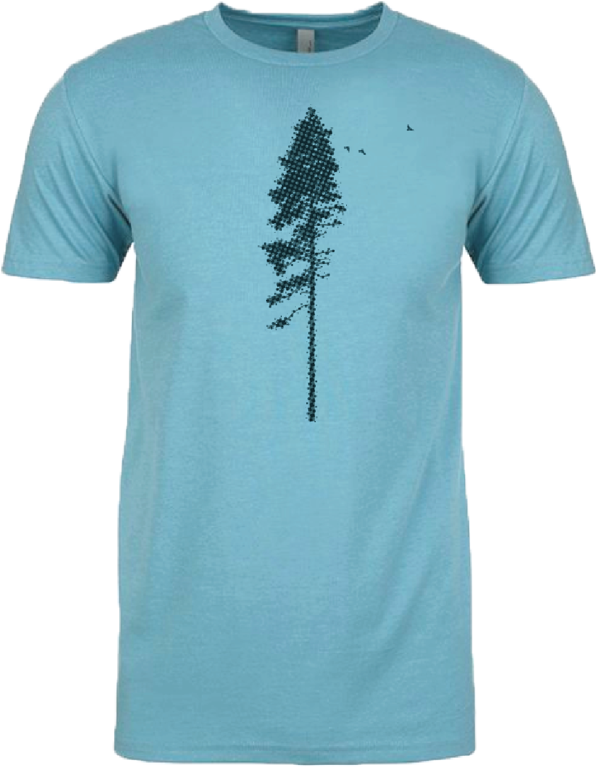 Truckee Tahoe Gravel Sky Blue T-shirt - Men’s