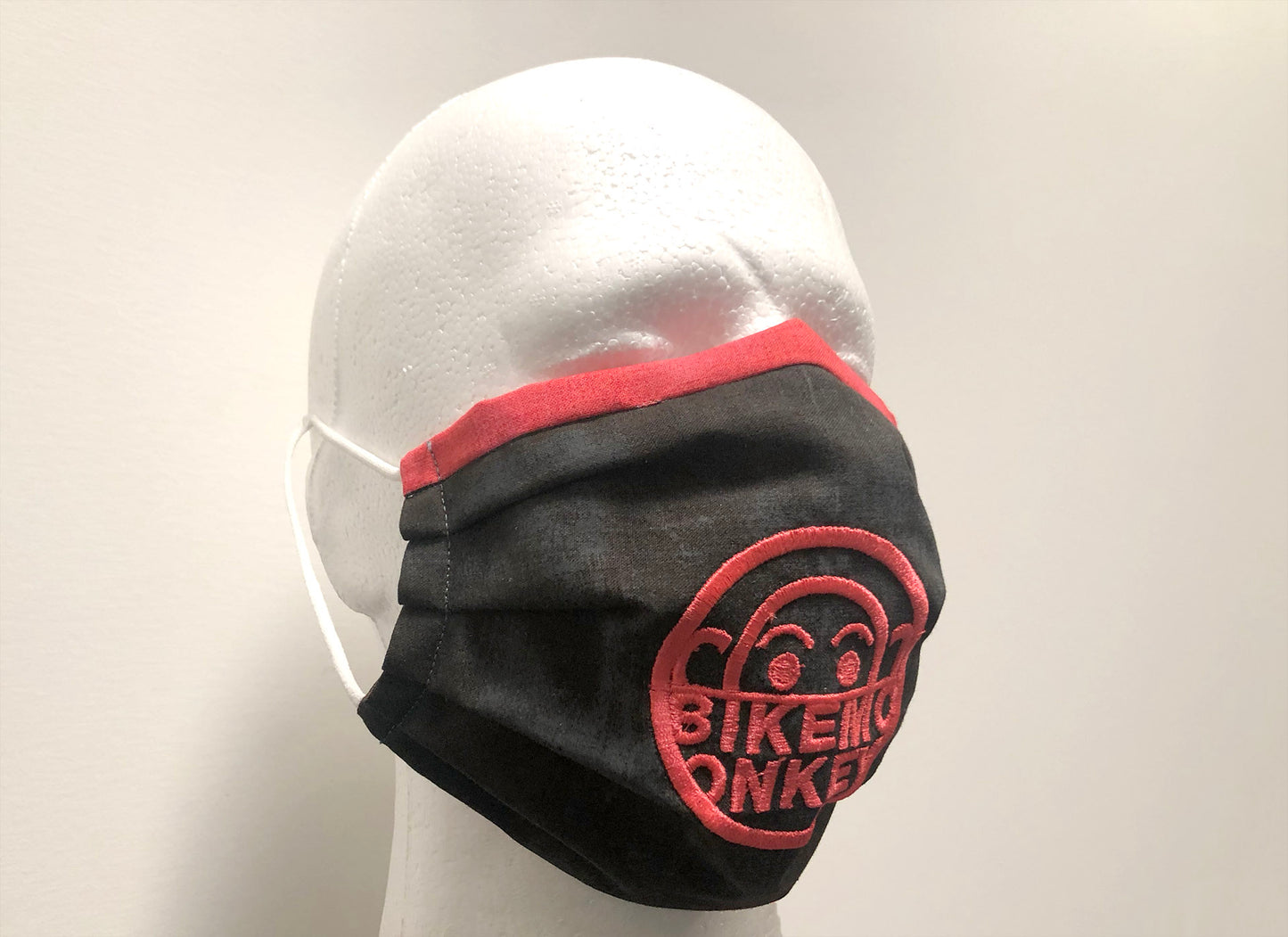 Bike Monkey Embroidered Masks