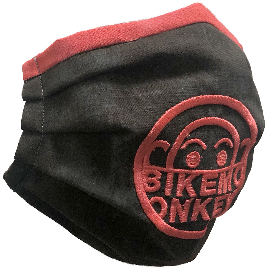 Bike Monkey Embroidered Masks