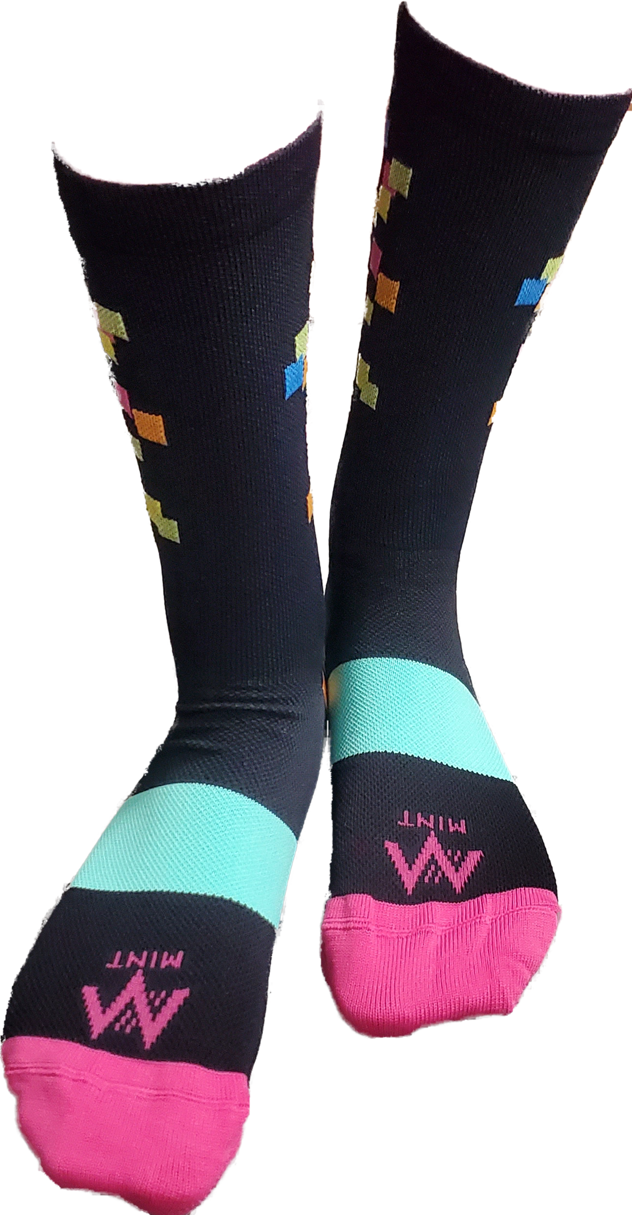 Bike Monkey Multi Color Dots Socks