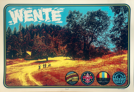 Camp Wente Race Poster by Fred Struckholz