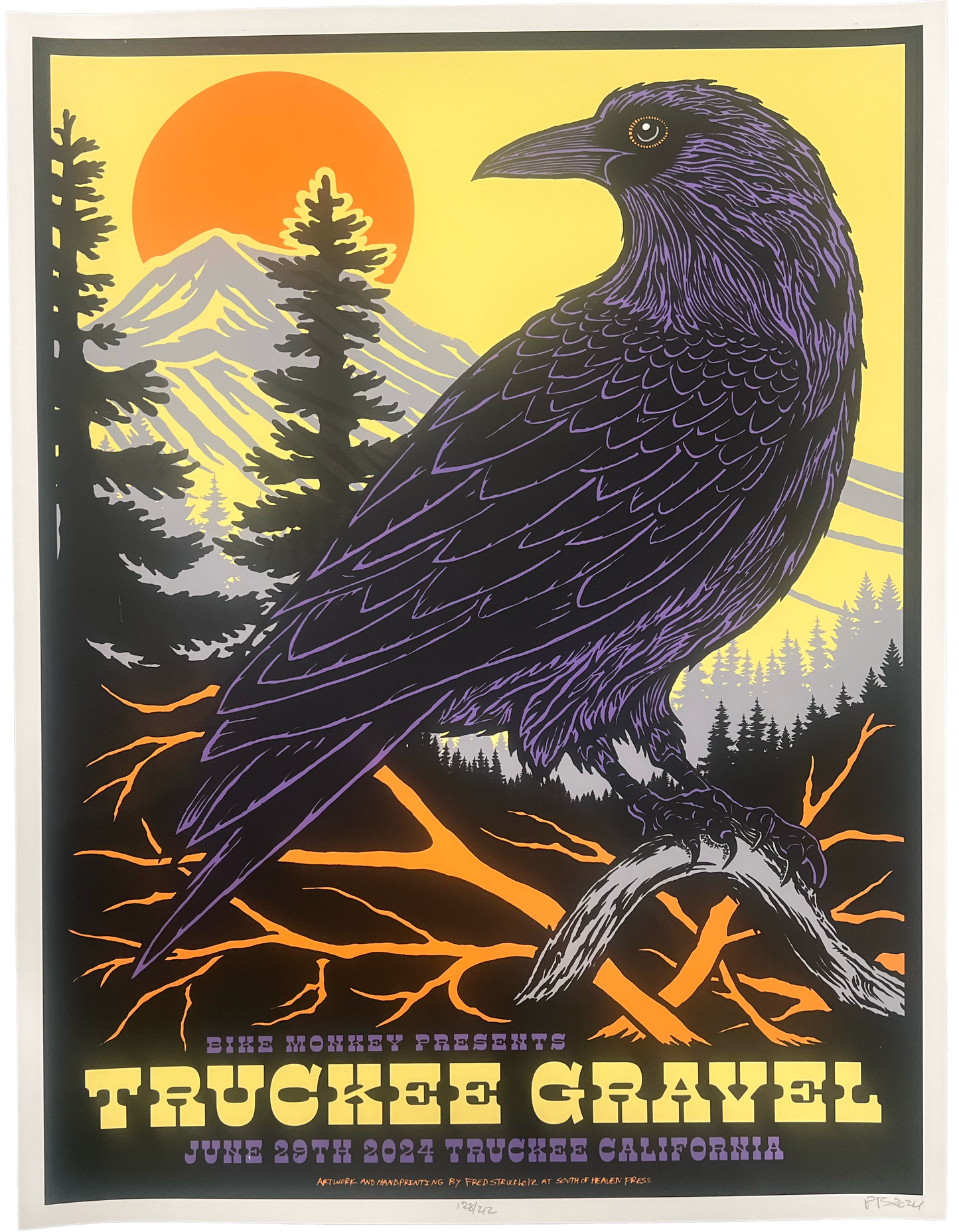 Truckee Gravel Raven Poster