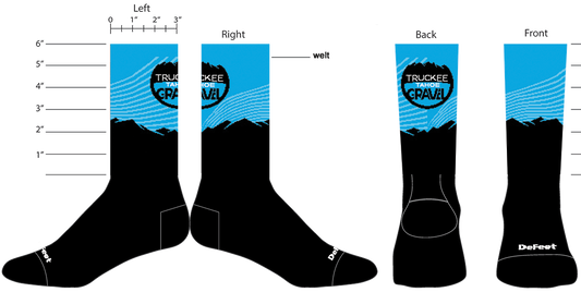 Truckee Tahoe Gravel Socks