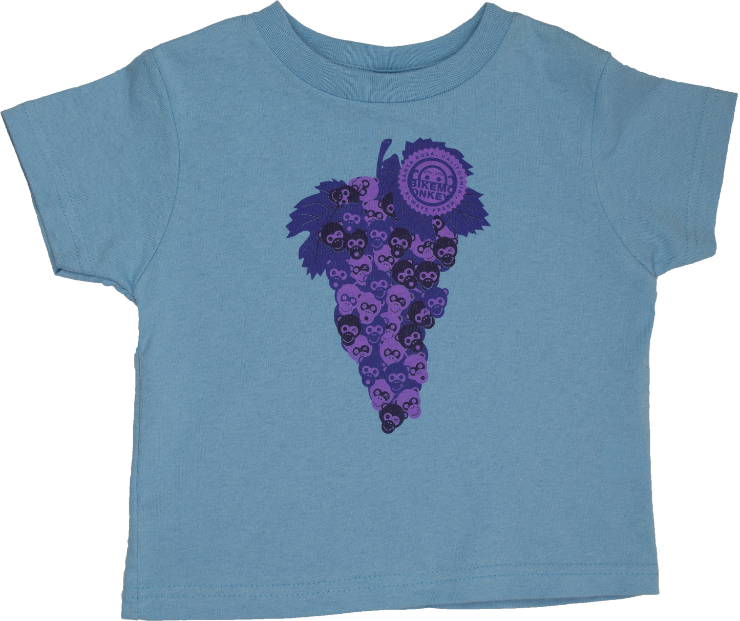 Toddlers Bike Monkey Grapes of Monkey T-Shirt