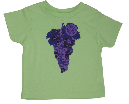 Toddlers Bike Monkey Grapes of Monkey T-Shirt