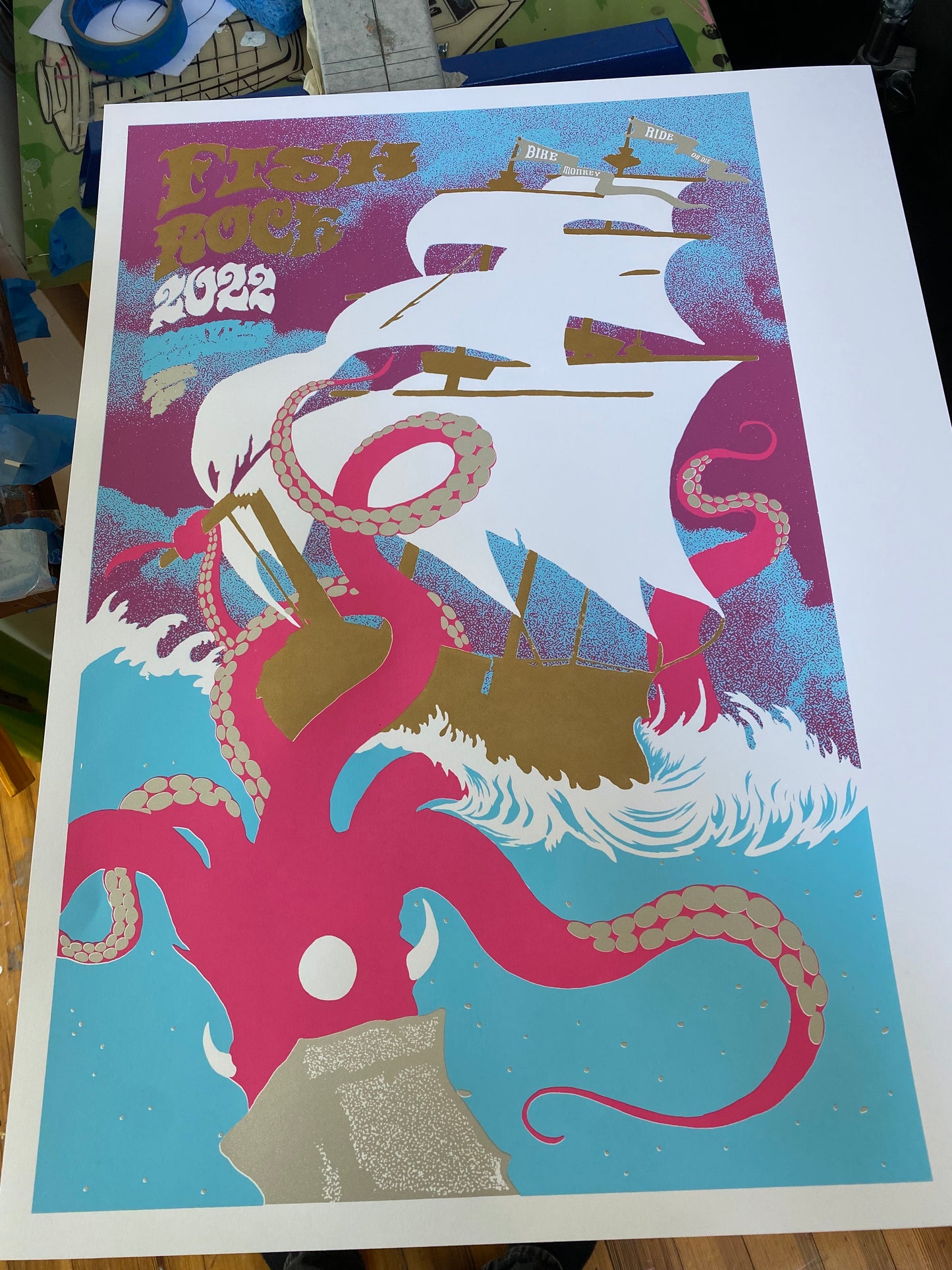 2022 Fish Rock Limited Edition Commemorative Poster