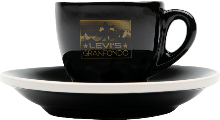 Levi's GranFondo Espresso Cup and Saucer