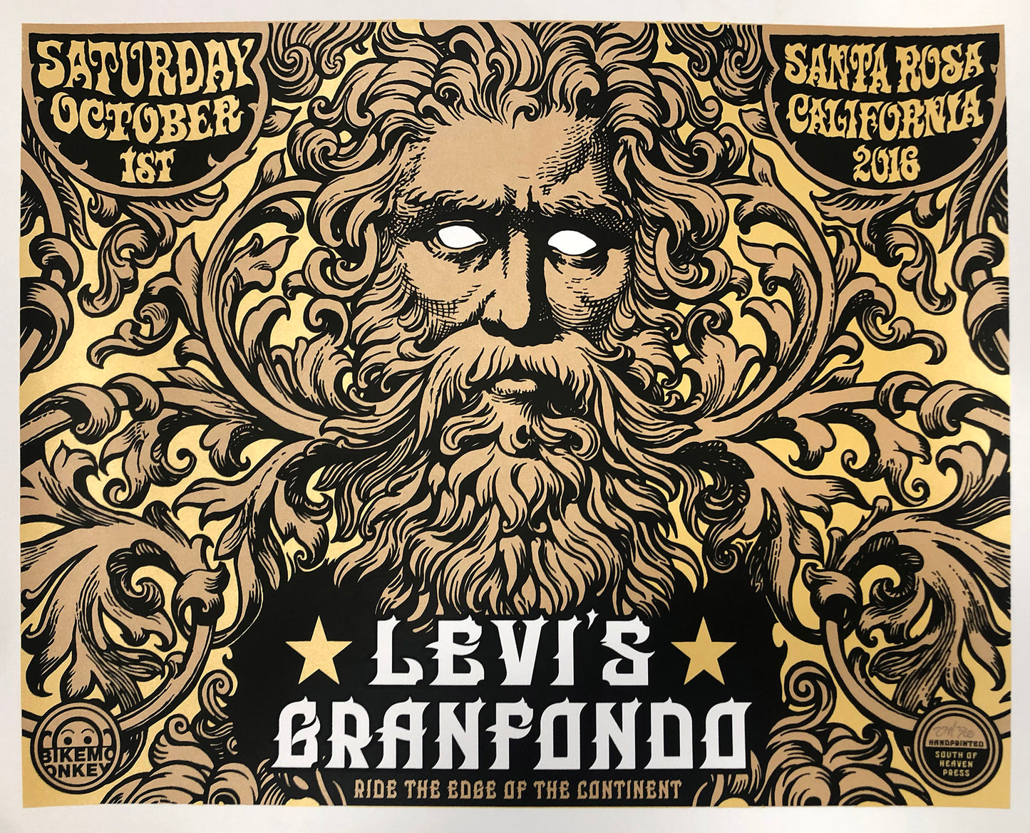 Previously Unreleased and Unseen Levi's GranFondo Event Poster