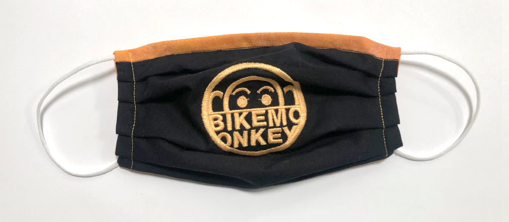 Bike Monkey Embroidered Masks