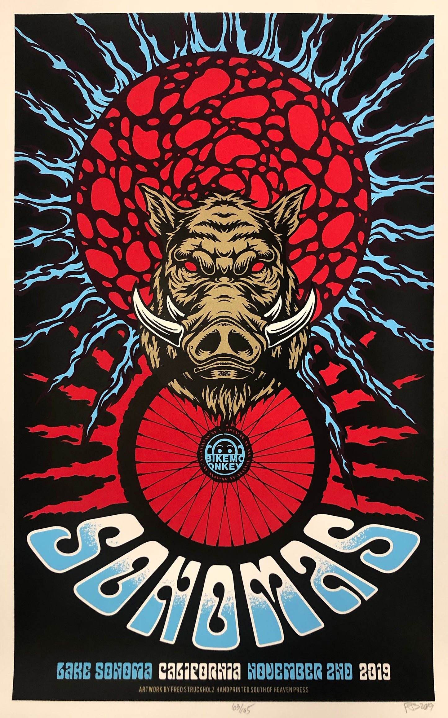 SoNoMas "Boar's Tusk" Race Poster by Fred Struckholz