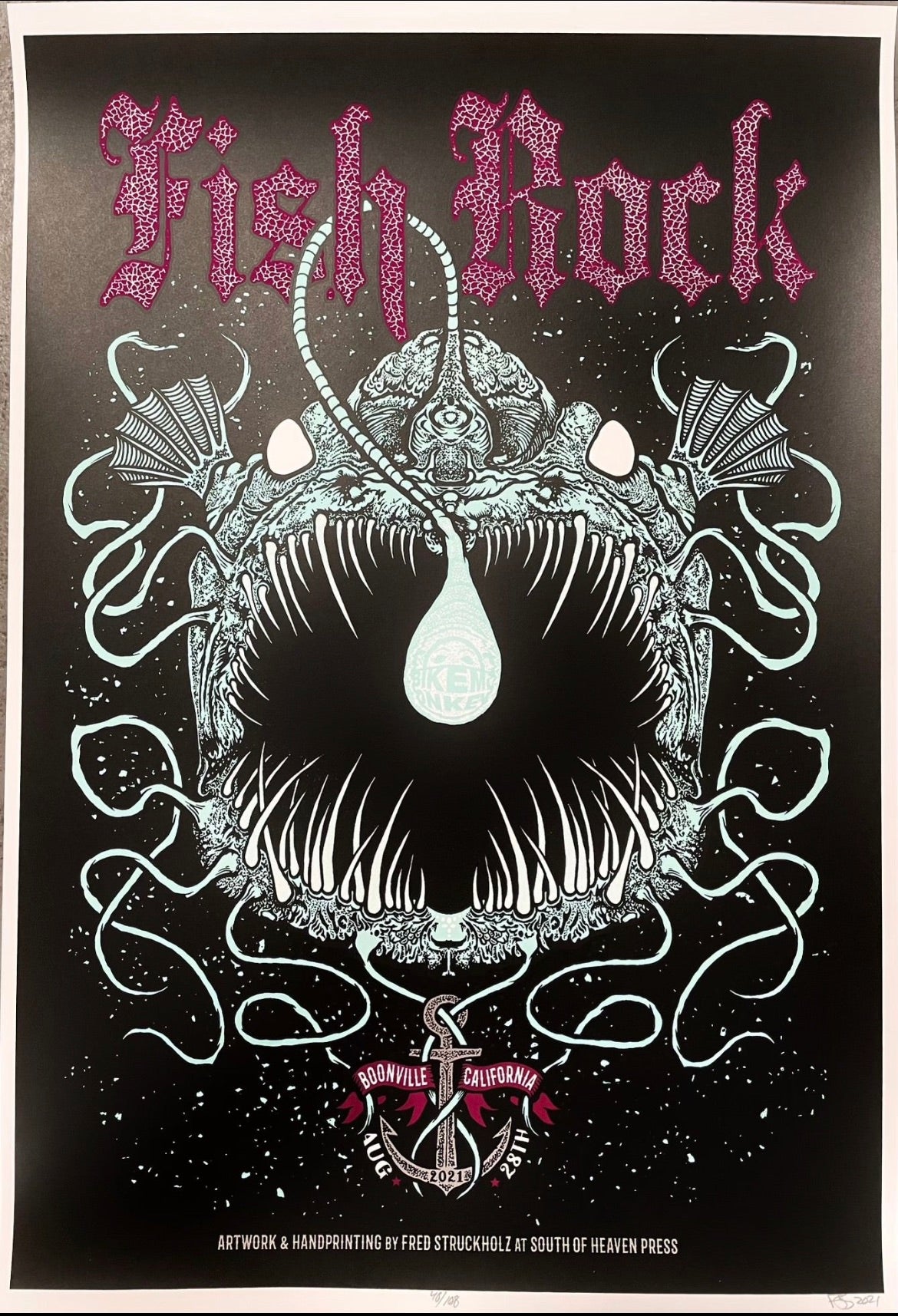 Fish Rock Returns! Limited Edition Commemorative Poster