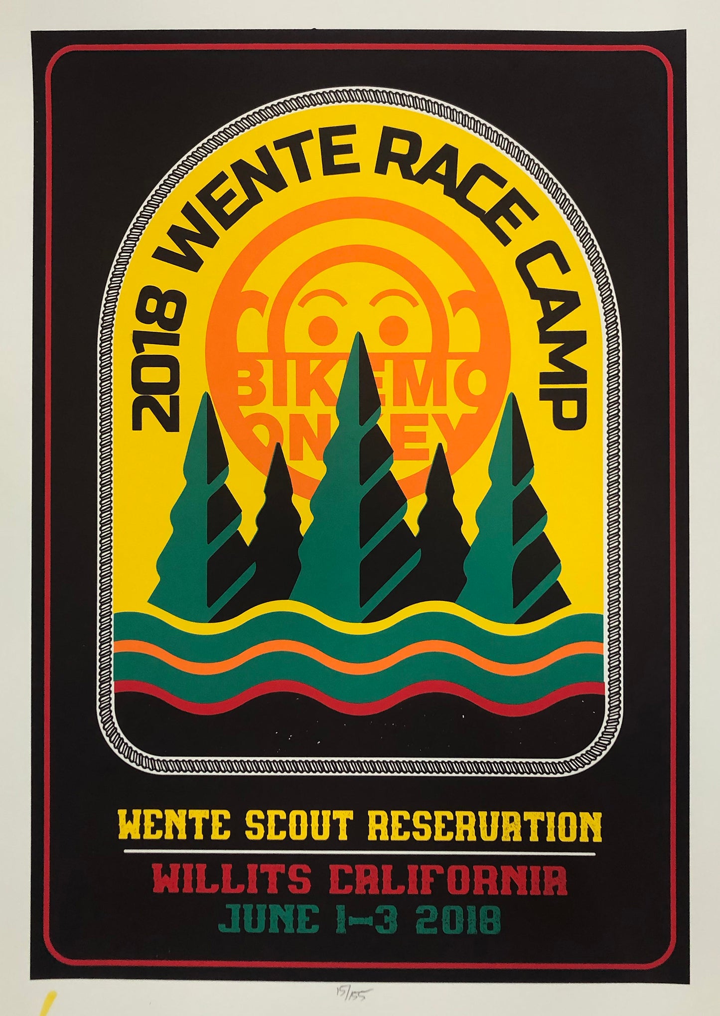 Wente Camp poster by Carlos Perez and Fred Struckholz